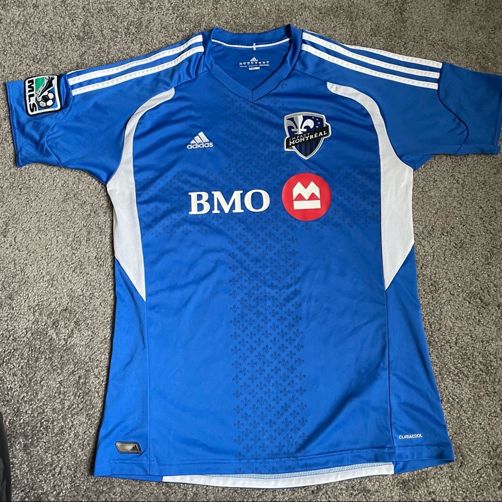 Adidas Montreal Impact MLS Soccer Jersey in Blue